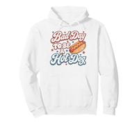Bad Day To Be A Hot Dog Funny BBQ 4th of July Sudadera con Capucha