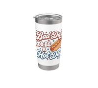 Bad Day To Be A Hot Dog Funny BBQ 4th of July Vaso térmico de acero inoxidable de doble pared