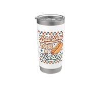 Bad Day To Be A Hot Dog Funny BBQ 4th of July Vaso térmico de acero inoxidable de doble pared