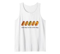 Bad Day To Be A Hot Dog - Hot Dog Lover Fast Food Wiener Camiseta sin Mangas