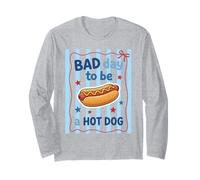 Bad Day To Be A Hot Dog Humor Comida Divertida Manga Larga