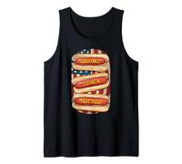 Bad Day To Be A Hot Dog Julio 4th Patriotic Summer BBQ Funny Camiseta sin Mangas
