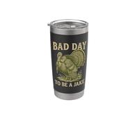Bad Day to be a Jake Pavo Caza Meme Divertido Vintage Vaso térmico de acero inoxidable de doble pared
