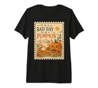 Bad Day to Be a Pumpkin Funny Fall Camiseta Premium