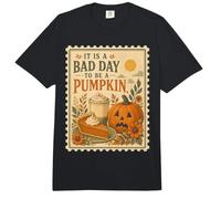 Bad Day to Be a Pumpkin Funny Fall Comfort Colors Adult Heavyweight T-Shirt