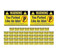 Bad Estacionamiento Cards, 50 Tarjetas De Nota De Infracción De Estacionamiento Con Múltiples Razones Y Humorísticas, Accesorios Automotrices Divertidos Y Originales Para Adultos Bromas Y Regalos Para