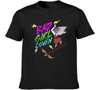 Bad Girl Coven Mens T-Shirt Casual Graphic Tops Black XL