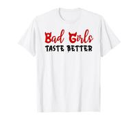 Bad Girls Taste Better Unholy Nun Dark Romance Sexy Women Camiseta
