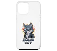 Bad Guy Wolf Cool Gafas de sol Attitude Carcasa para iPhone 12 Pro Max