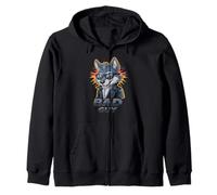 Bad Guy Wolf Cool Gafas de sol Attitude Sudadera con Capucha