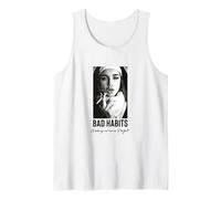 Bad Habits Monja - Estética Nerviosa Streetwear Camiseta sin Mangas