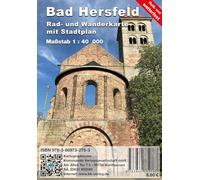 Bad Hersfeld: Rad- und Wanderkarte mit Stadtplan (reiß- und wetterfest)