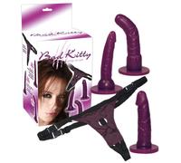 Bad Kitty Coffret 3 godes ceinture pourpre