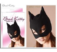 Bad Kitty - Extravagante Gótico Kopf-Maske Im Cat Look Negro