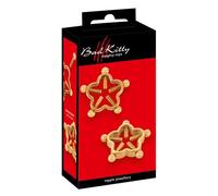 Bad Kitty Joyas para pezones para mujeres Oro 0,5-1,9 cm