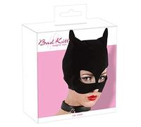 Bad Kitty - Extravagante Gótico Kopf-Maske En Cat Look Negro