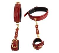 Bad Kitty - Juego de esposas a los muslos (rojo)