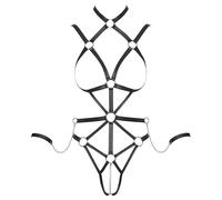 Bad Kitty Strap Body para mujer Black L
