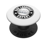 Bad Landings Expert Broken Hand Los niños se rompen Bien el Brazo PopSockets PopGrip Adhesivo