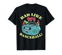 Bad Like 90s Dancehall Retro Reggae Vibes Gift Camiseta