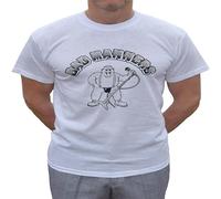 Bad Manners - Camisetas deportivas para hombre, diseño de Ska Skinhead The Specials Madness, blanco, M