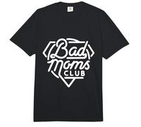 Bad Moms Club Divertido Dicho Día de la Madre Mamá Mamá Comfort Colors Adult Heavyweight T-Shirt