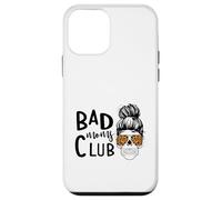 Bad Moms Club Skull Funny Dicho Día de la Madre Carcasa para iPhone 12 Mini