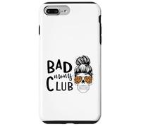 Bad Moms Club Skull Funny Dicho Día de la Madre Carcasa para iPhone 7 Plus/8 Plus