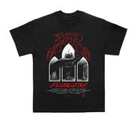 Bad Omens Camiseta de Manga Corta con Cuello Redondo para Mujer y Hombre,Black1,XL