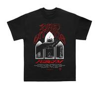 Bad Omens Camiseta de Manga Corta con Cuello Redondo para Mujer y Hombre,Black1,XS