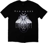 Bad Omens Camiseta de Manga Corta con Cuello Redondo para Mujer y Hombre,Black2,L