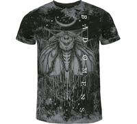 Bad Omens Shadow Moth Hombre Camiseta Negro 100% algodón Regular
