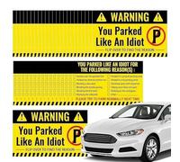 Bad Parking Cards, 50 Pieces Funny Parking Violation Tickets, Attention-Grabbing Humorous Car Supplies, Stocking Stuffers Compact Ideal for Adults, Automotive Owner Pranks