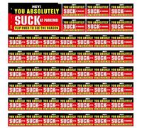 Bad Parking Cards - You Parked Like an Idiot 50 Pack | Violation Sticker Cards 3.5x2 Inch Prank Car Accessories Double Sided Funny Warning Notes Paper Gift