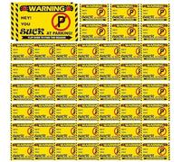Bad Parking Stickers - 3.54 Inch Fake Parking Ticket Warning Sign | Paper Violation Warning Cards - Vibrant Multiple Cause Notification Violation Notice Flyer Ideal for Careless Drivers Prank Parkings
