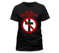 Bad Religion-Religion Crossbuster Mens - T-Shirt-(Uomo-S)-Religion Crossbuster Mens