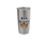 Bad Time to Be a Bratwurst Funny Oktoberfest Vaso térmico de acero inoxidable de doble pared