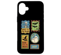 Bad To The Bone Aquí para El Boos Boo Carcasa para iPhone 16 Plus