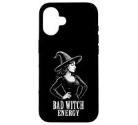 Bad Witch Energy Sassy Halloween Oculto Witchy Wicca Carcasa para iPhone 16