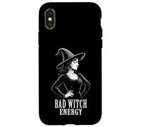 Bad Witch Energy Sassy Halloween Oculto Witchy Wicca Carcasa para iPhone X/XS