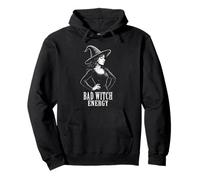 Bad Witch Energy Sassy Halloween Oculto Witchy Wicca Sudadera con Capucha