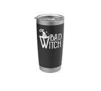 Bad Witch Magical Hechizos Parejas Bueno Vaso térmico de acero inoxidable de doble pared