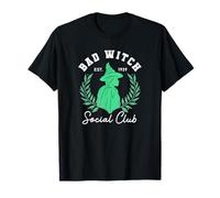 Bad Witch Social Club Est.1939 - Logo Bruja Verde Camiseta