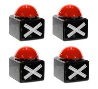 Bada Bing Juego de 4 Botones de Alarma XL con Sonido y luz | juego de preguntas