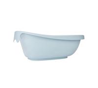 Badabulle bañera para bebé con forma de ballena, Fabricada en Europa, Desde el nacimiento hasta los 24 meses, Tapón de vaciado incorporado, Espaciosa y cómoda, Compatible con hamaca y sillón de baño