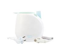 Badabulle Calientabiberones Easy(+), Calienta al vapor biberones y comida para bebés, uso doméstico y coche, universal con anillo de adaptación, fácil de usar con dosificador y cesta