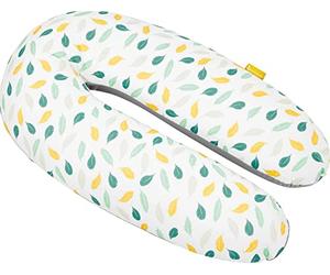 Badabulle Coussin de maternité Évolutif - 2 en 1 - Coussin d'Allaitement - Plumes