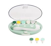 Badabulle Lima de Uñas Eléctrica - 6 Puntas diferentes y 3 Recambios Incluidos - Desde el Nacimiento y Para Adultos