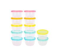 Recipiente Conservador de Alimentos Badabulle 250 ml 12 Unidades