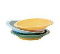 Badabulle Lote de 3 platos antideslizantes